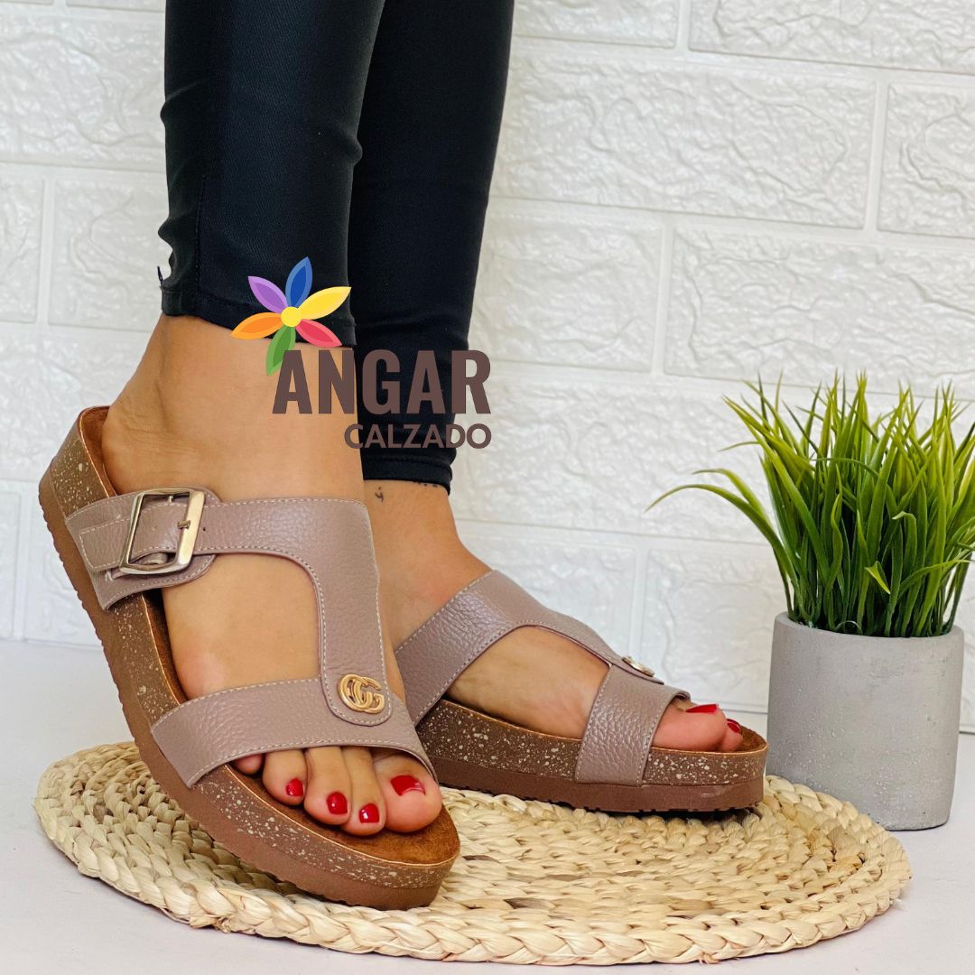 SANDALIA MIA SOFT 100% CUERO - Angar Calzado