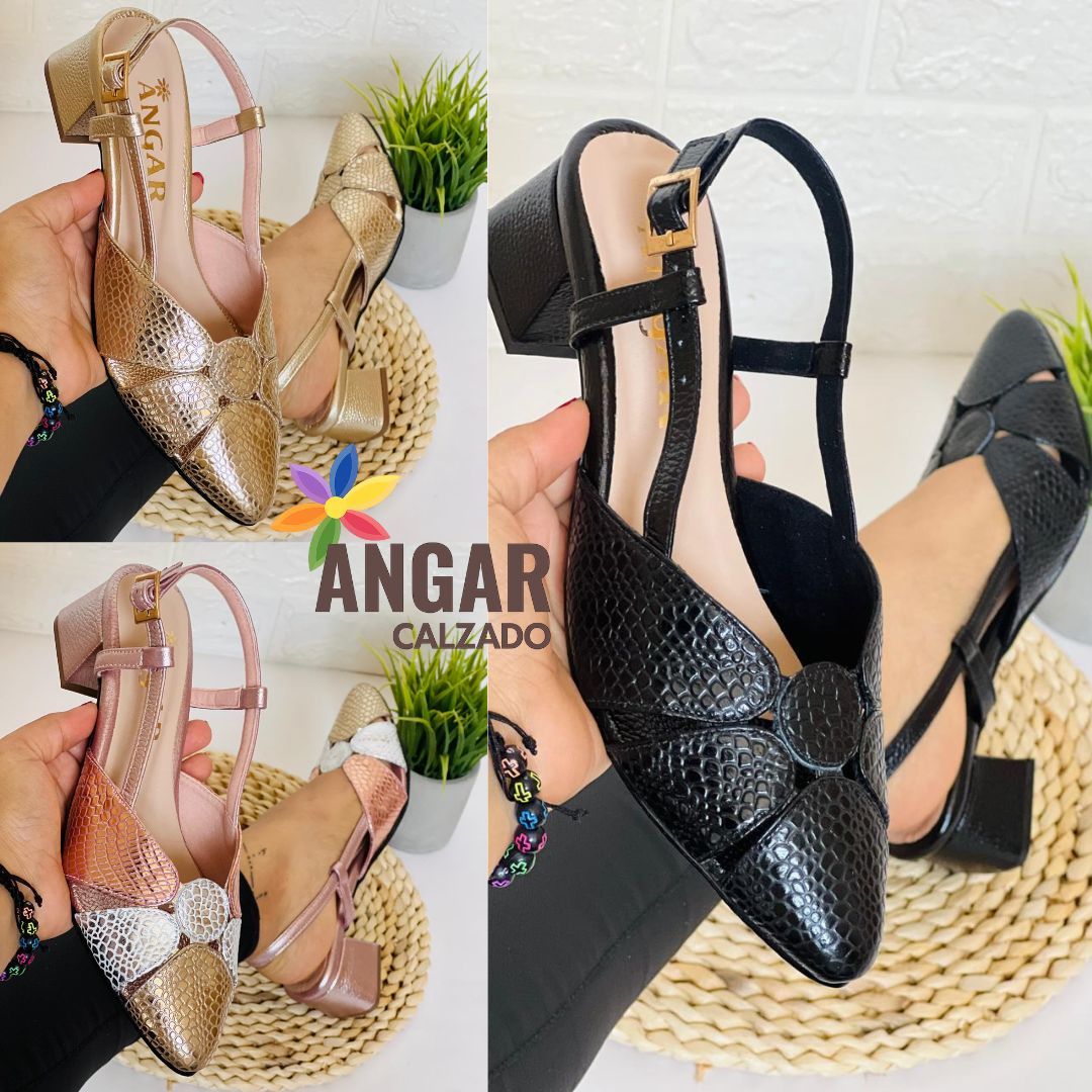 SANDALIA AURALIA BELLE CUERO 100% - Angar Calzado