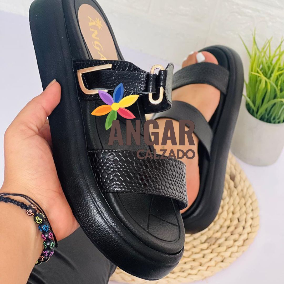 SANDALIA MARA SUPPORT 100% CUERO - Angar Calzado