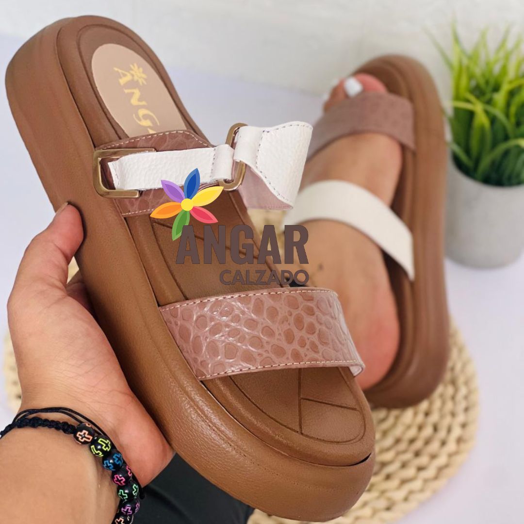 SANDALIA MARA SUPPORT 100% CUERO - Angar Calzado