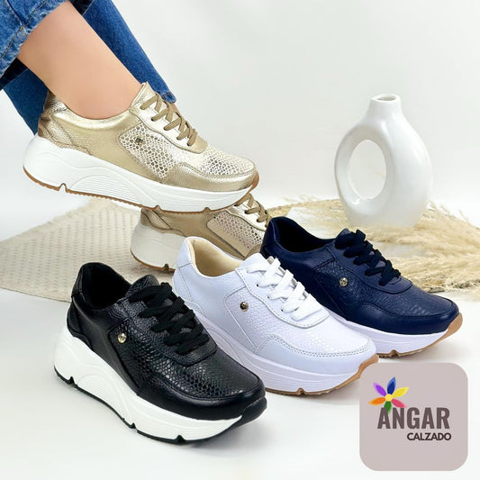 Zapato Urbanna 100 % Cuero - Angar Calzado