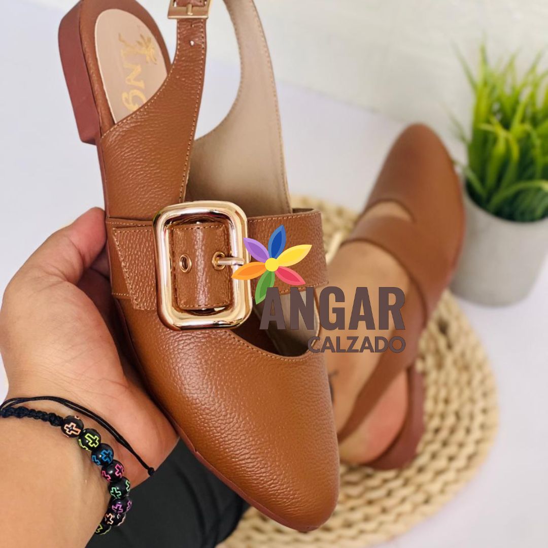 BALETA EMILIA 100% CUERO - Angar Calzado