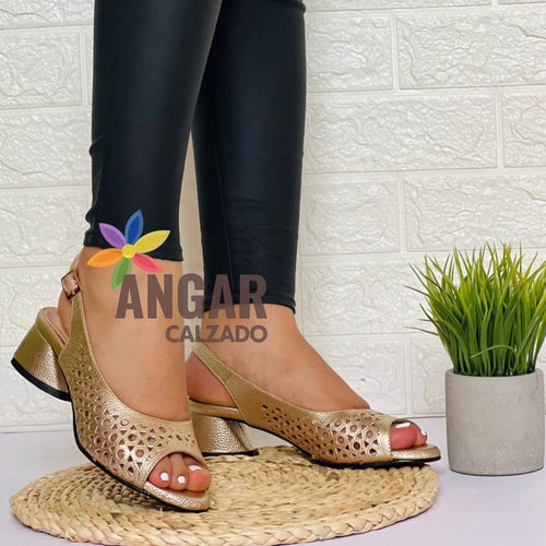 SANDALIA SIENA 100% CUERO - Angar Calzado