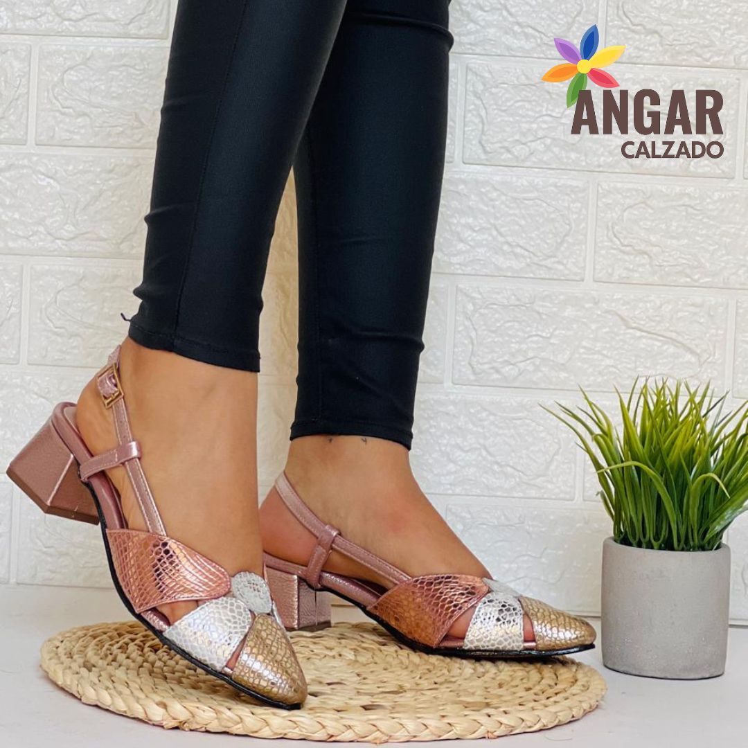 SANDALIA AURALIA BELLE CUERO 100% - Angar Calzado