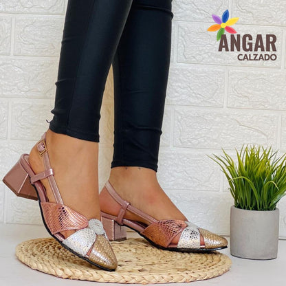 SANDALIA AURALIA BELLE CUERO 100% - Angar Calzado