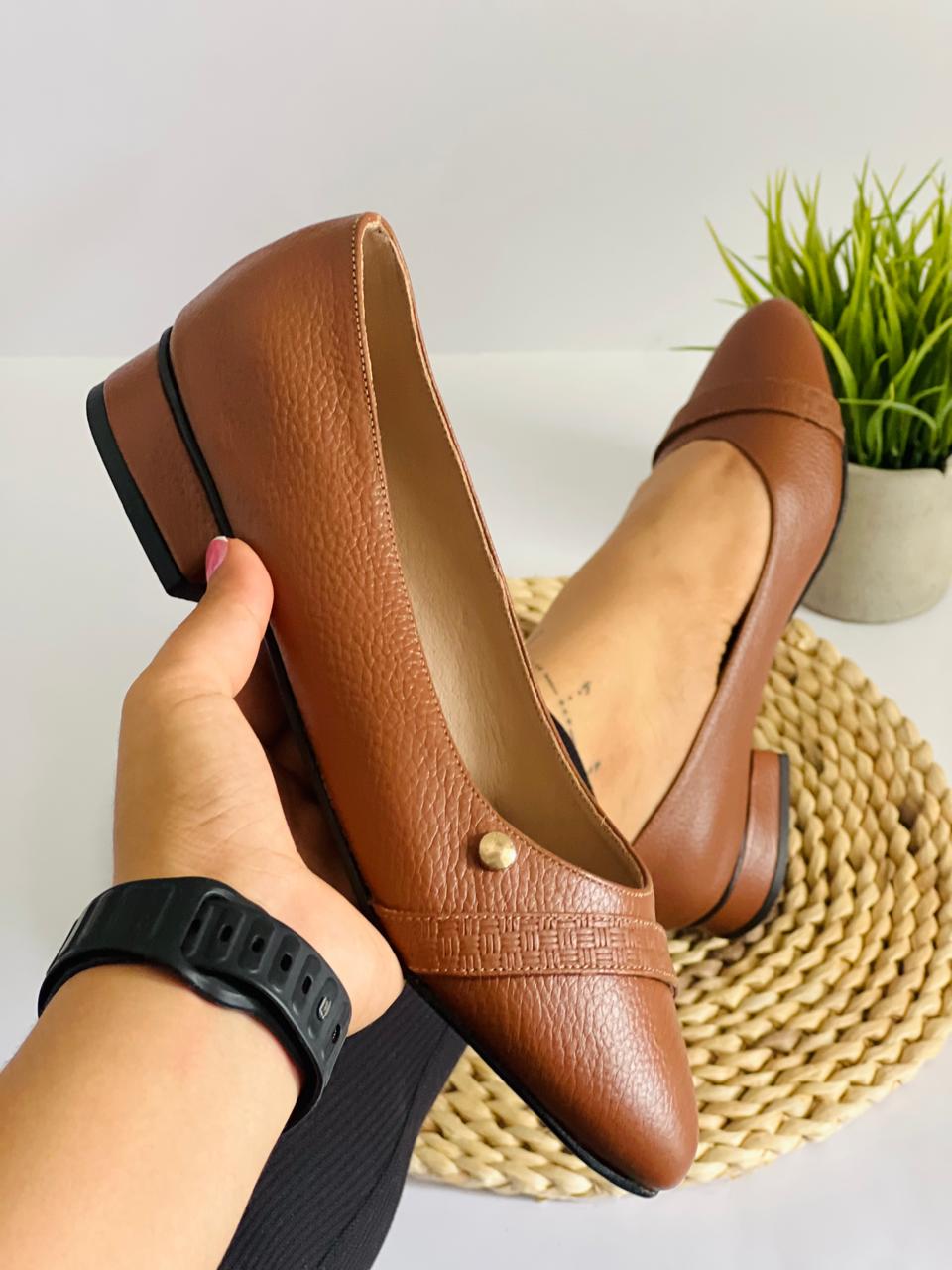 BALETA ELARA 100% CUERO