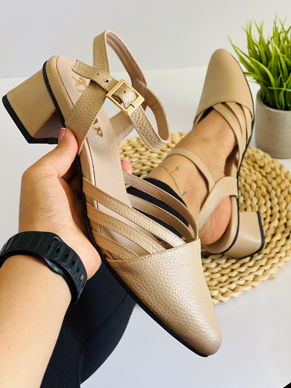 SANDALIA AMARA ELEGANCE 100% CUERO