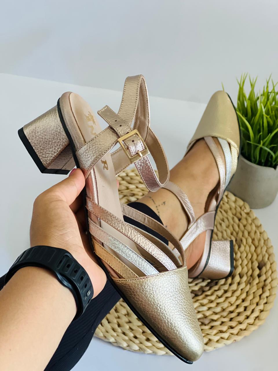 SANDALIA AMARA ELEGANCE 100% CUERO